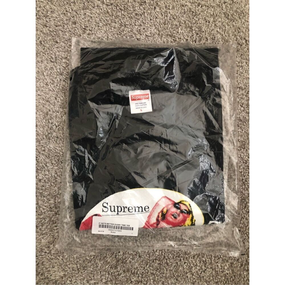 Supreme It Gets Better Every Time Tshirt Men’s Size Large